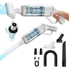 مكنسة كهربائية محمولة بدون سلك – قوة شفط عالية بحجم صغير